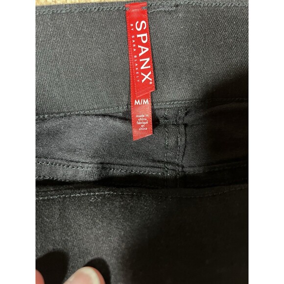 Spanx High Rise Ankle Skinny Shaping Black Jeans Women's Size Medium - Picture 8 of 8